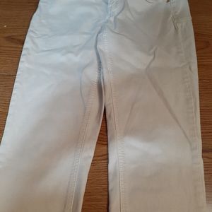Cache cream skinny jeans